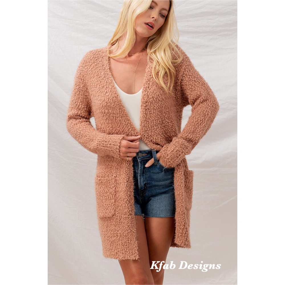 🥰LAST! Softest Popcorn Pocket Cardigan Sweater! - Picture 3 of 5